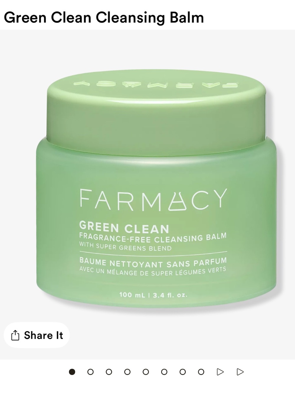 Farmacy Green Clean Cleansing Balm